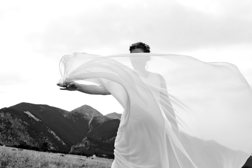 Wedding Veil and Mountains Phreckles