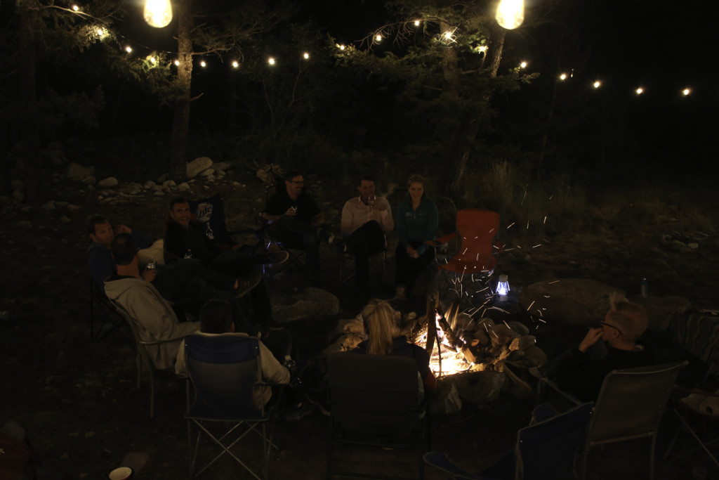 Colorado Wedding Campfire 